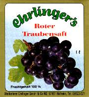 Obstkelterei Ehrlinger Roter Traubensaft