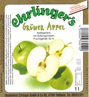 Obstkelterei Ehrlinger Grner Apfel
